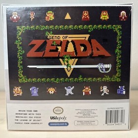 The Legend of Zelda Classic Puzzle (550 Piezas) Nintendo NES TRIFORCE 18x24