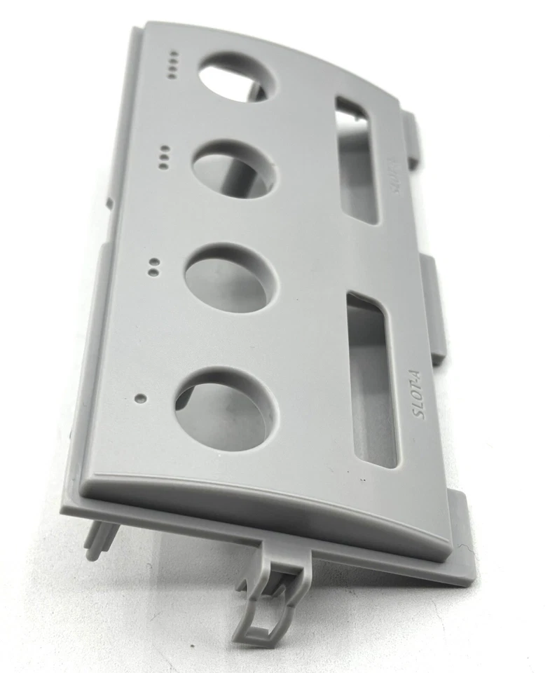 Nintendo Gamecube Controller Port Faceplate Cover Grey NO YELLOWING New - Image 3 of 4