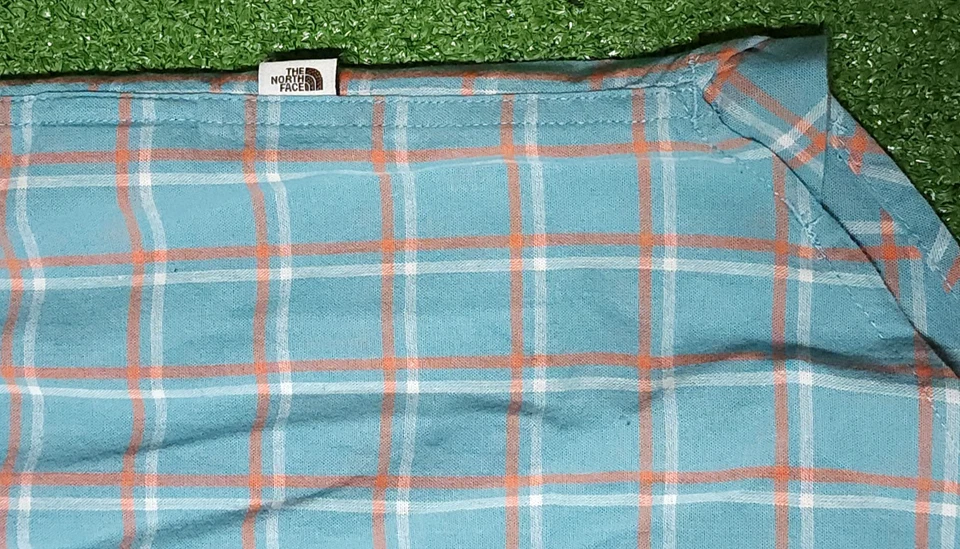 The North Face Mens Check Button Up Dress Shirt XL Light Blue - New w/ Tags NWT - Image 3 of 4