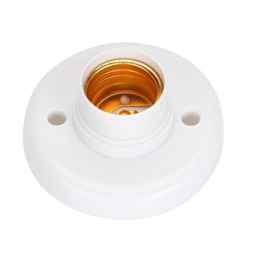 10pcs E27 Light Bulb Pendant Lamp Round Fixing Base Holder Screw Cap Socket US - Picture 6 of 10