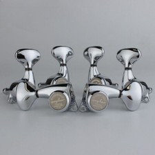 3R3L Guitar Machine Heads 1:21 Rear Locking Tuners Guitar Tuning Pegs Chrome