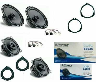 PHONOCAR Kit 4 casse FIAT GRANDE PUNTO E PUNTO EVO 199 - 3 E 5 PORTE CONN/SUPP