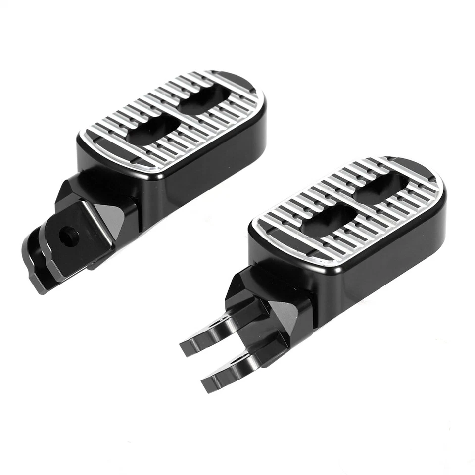 Pedales estriberas 3D negras para Honda CB750 CB1000F CB1100/A/E/S/SF X11 de EE. UU. Foto 3 de 4