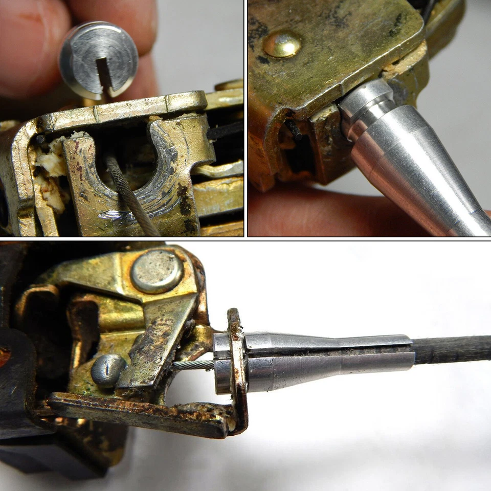 Kit de reparación de pestillo de cable de manija de puerta de camión de 8 piezas para cables de excusión Ford Ranger Foto 4 de 4