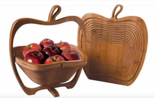 Neue faltbare Bambus Holz faltbare Obst Apfel...
