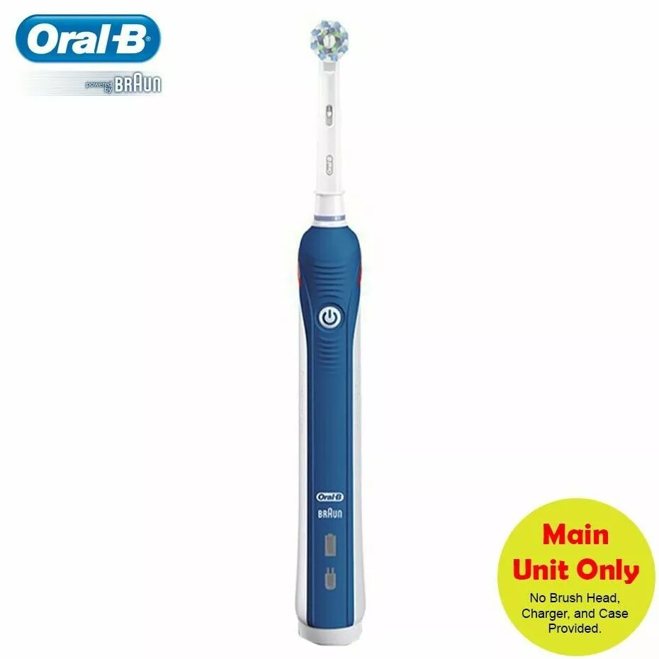 tv Preek rand Genuine Braun Oral-B Pro 2000 Electric Toothbrush Dark Blue | eBay