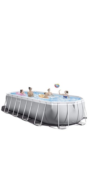 intex frame pool set prism