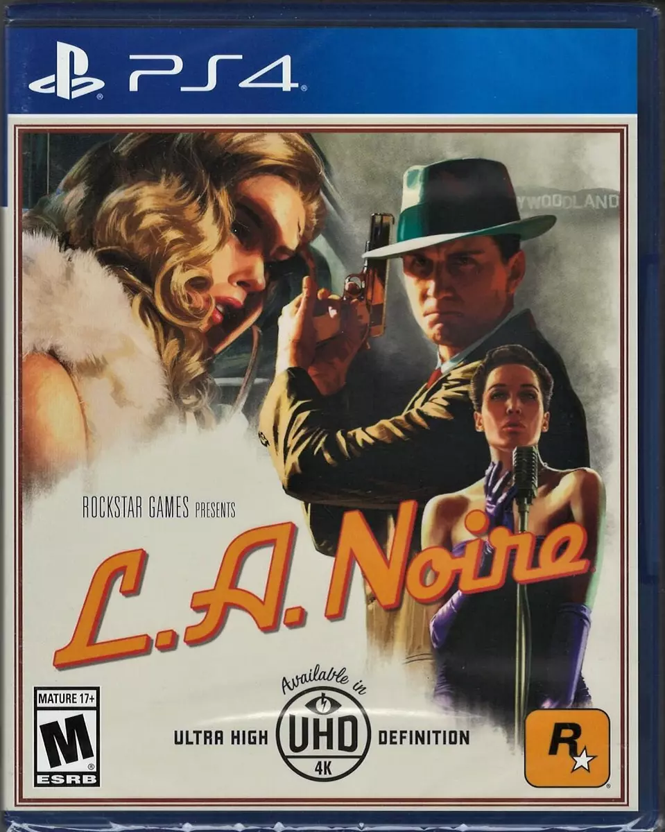 L.A. Noire PS4 Brand New Factory Sealed US Version PlayStation 4