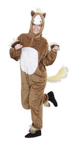 Costume Carnevale Adulto Unisex Travestimento Cavallo In Peluche PS 22743 |  eBay