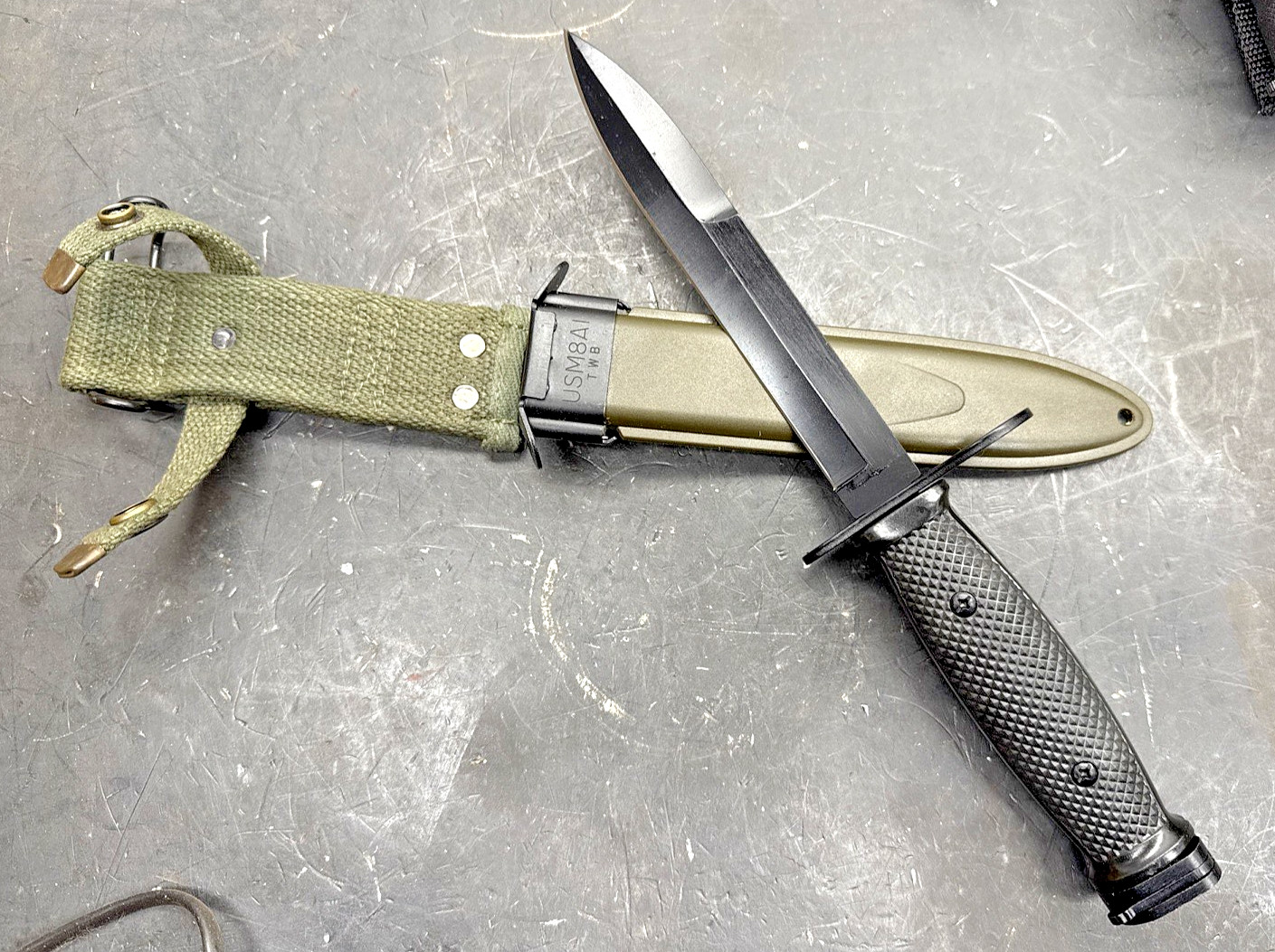 M7 Bayonet by Imperial Knife w/ US M8A1 Scabbard NEW