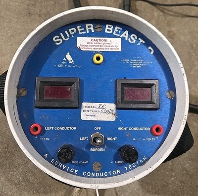 HJ Arnett  Super Beast HJA-469-S Service Conductor Tester Untested