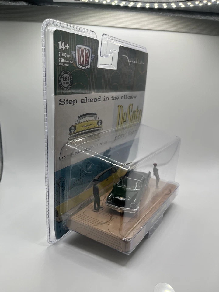 Diorama de máquinas M2 2025 ~ 1957 DeSoto Fireflite - R16 ~ escala 1:64 nuevo Foto 2 de 4