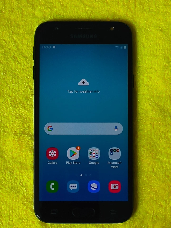 Samsung Galaxy J3 (2017) Smartphone (Unlocked) 16GB 4G Android SM-J330FN Black - Image 3 of 4