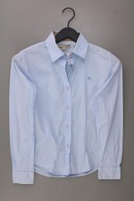 ✅ Burberry Langarmbluse Classic Bluse für Damen Gr. 36, S blau aus Baumwolle ✅