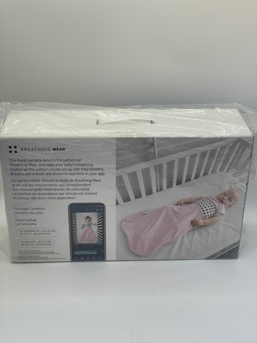 2x Nanit Breathing Wear Sleeping Bag And Breathing Band Medium 12-18 Months Pink - Picture 6 of 6