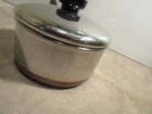 Vintage Revere Ware 1 Qt Copper Bottom Sauce Pit Clinton Illinois W/ Lid  *** — photo 5