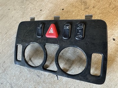MERCEDES C208 CLK black ash wood  DASH HEATER BUTTON SURROUND PANEL 2086801736
