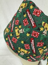 Men/Women Surgical Scrub Cap Lined Office Holiday 100 Cotton
