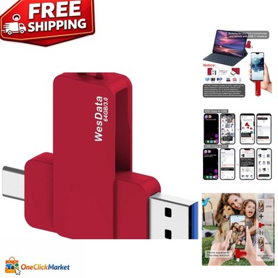 Elegant 64GB USB C Thumb Drive - Sturdy & Compatible with All Major Devices
