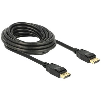 Delock Kabel DisplayPort 1.2 Stecker > DisplayPort Stecker 4K 5m schwarz