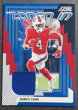 2025 Score - Zoned in James Cook #ZON-JCK Jerseys (MEM)