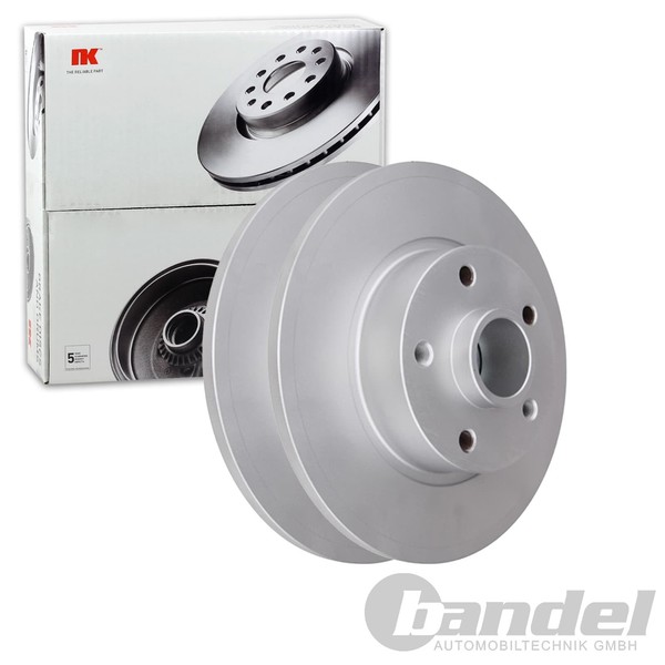 2X NK Bremsscheiben 280Mm Voll Hinten Passend FÜR Fiat Talento Nissan NV300-image