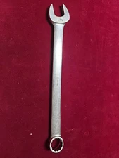 OEX36 Snap-On 1-1/8" Chrome Long Combination Wrench SAE Standard, USA