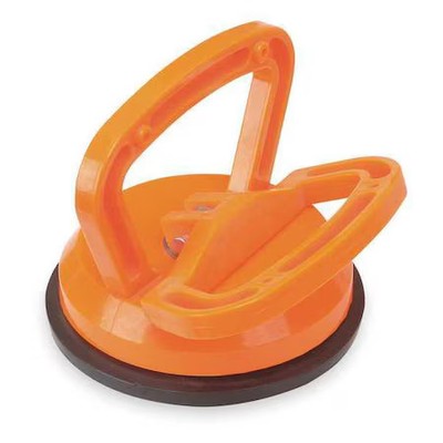 Westward 1Mzp4 Suction Cup Lifter, 4 1/2 In Dia Cup Size, D-Handle, 90 Lb Max