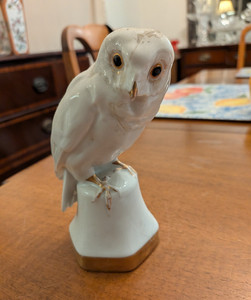 Prof. Fritz Lee, Lorenz Hutschenreuther Selb Porcelain Owl Bird Figurine