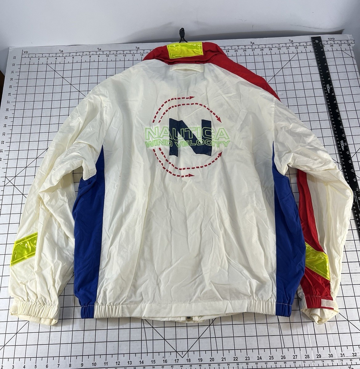 Vintage Y2K 90's Nautica wind velocity competition 3M windbreaker