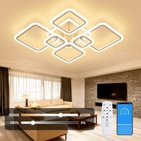 148W Dimmbar Led Deckenleuchte Deckenlampe Wohnzimmer Flur KüChe Fernbedienung