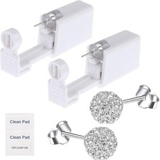 Ear Piercing Gun Kit - Lyuxzad Stud Earrings for Women 6Pcs Disposable Ear...