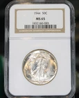 1944 Walking Liberty Half Dollar - NGC Certified MS65 !!