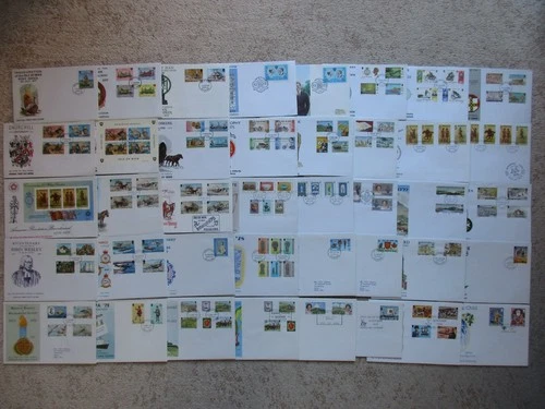 ISLE OF MAN - FINE COLLECTION COMPLETE, ALL COMMEM FIRST DAY COVERS 1973-1979