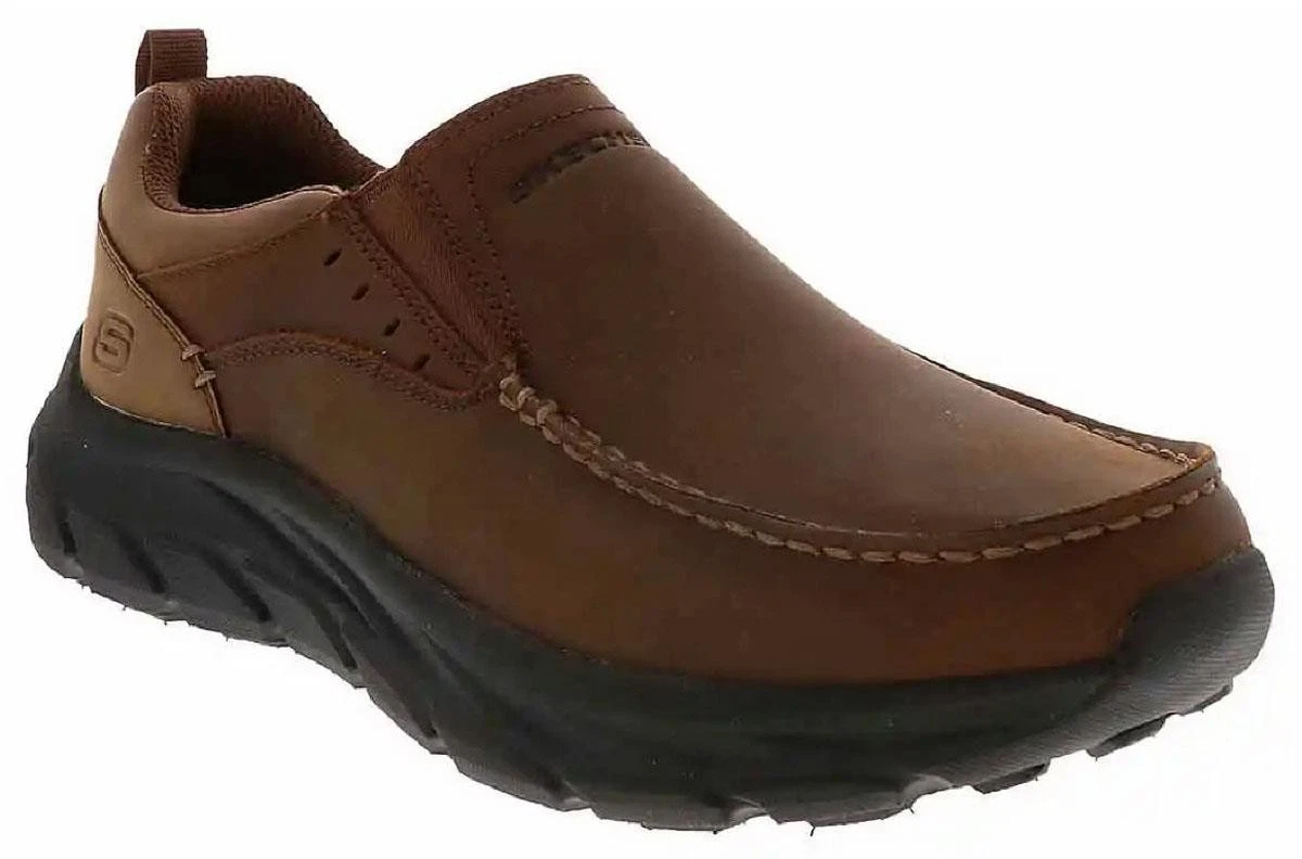 (B27/25)Skechers Relax Fit Memory Foam Leather Slip On Loafer Shoes Size 11.5 Amazon.com | Skechers Men main image 2