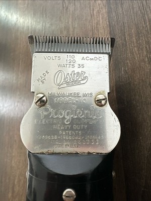 Oster Hair Clipper Model 10 Barber Electric Vintage