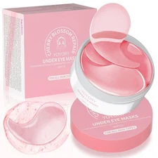 Under Eye Patches Masks - for Fine Lines with Collagen and Hyaluronic Acid, Dark