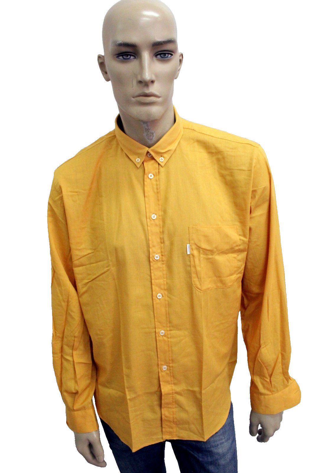 CARRERA Camicia Uomo Taglia L Cotone Chemise Italia Shirt Casual Manica Lunga
