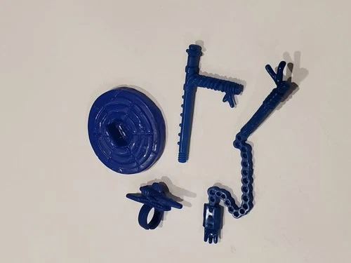 TMNT weapons lot 1988 misc lot blue Playmates Toys vintage
