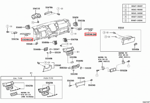 Genuine Toyota Hilux KUN26 KUN25 KUN16 Right RH Dash Drink Cup Holder Black - Picture 5 of 10