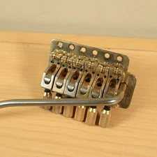 1980's Mfg. Floyd Rose Patents Vintage Tremolo Roller Bullet Vibrato Gold