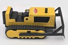 Vintage 1970's Tiny Tonka Mini  Pressed Steel Metal 4 Yellow Bulldozer VGC