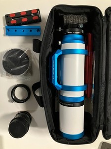 William Optics GuideStar 61 w/ Solar Filter, Nikon Mount, and Field Flattener