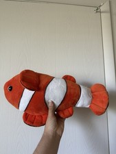 Finding Nemo Clownfish Soft Plush Stuffed Animal, Orange/White Medium size