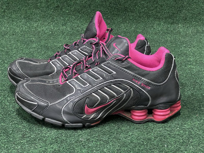 2012 Nike Shox Navina Black Pink Size 7.5 Womens / 6 Mens 356918-065