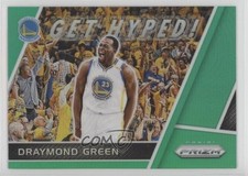 2017-18 Panini Prizm Get Hyped! Green Prizm Draymond Green #GH-DG 0c2