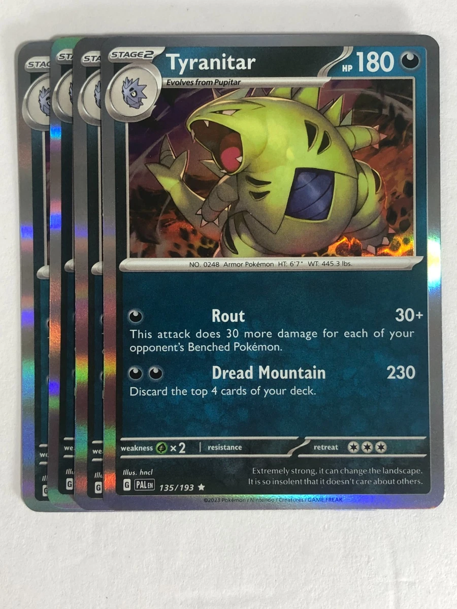 Tyranitar 135/193 Sv02: Paldea Evolved for sale | eBay