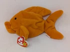 1994 Vintage Retired Ty Beanie Baby - GOLDIE the Goldfish Plush Toy - With Tag
