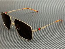 GUCCI GG1676S 002 Gold Brown Men's 60 mm Extra Large Sunglasses