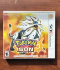 Pokémon Sun (Nintendo 3DS, 2016)